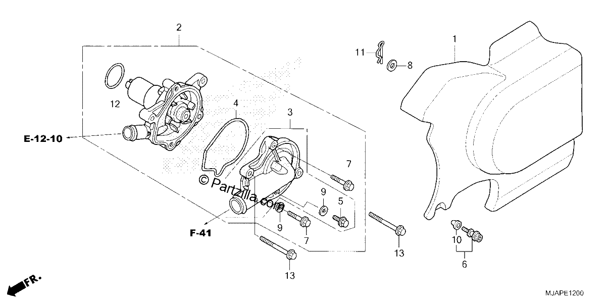 Diagrama de WATER PUMP