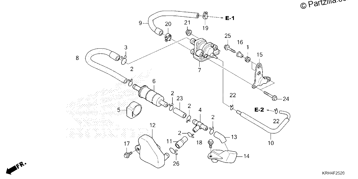 Diagrama de AIR SUCTION VALVE