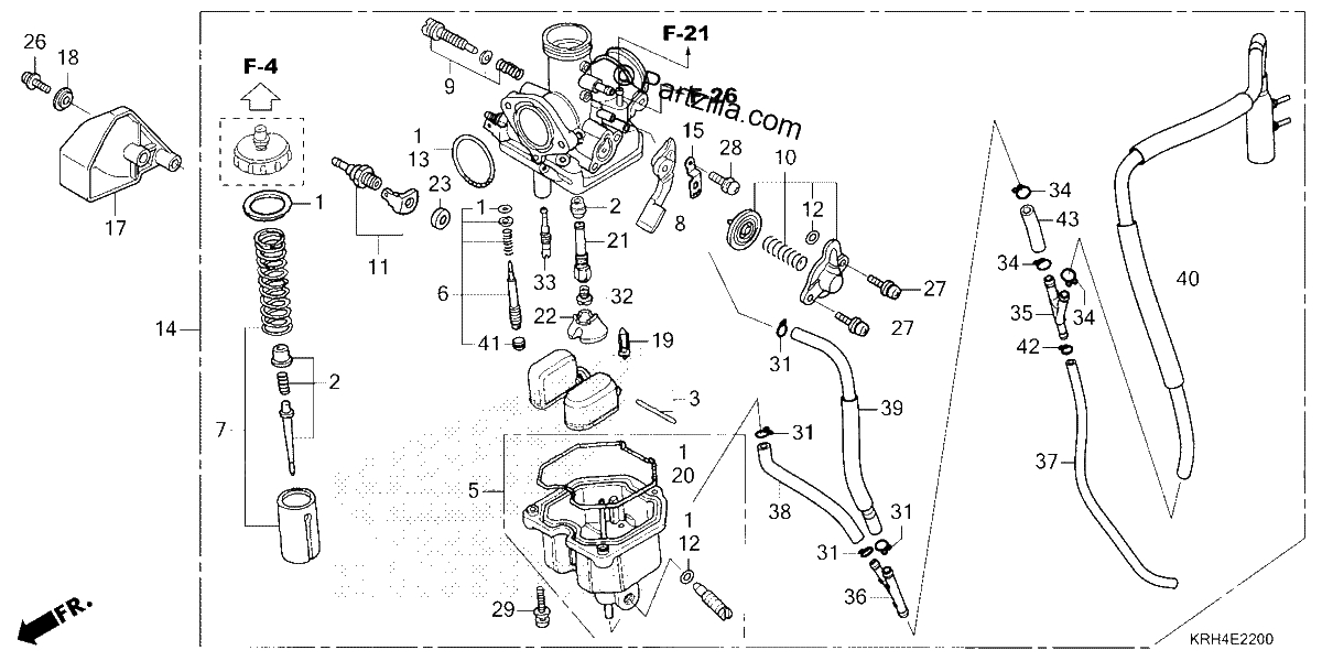 Diagrama de CARBURETOR