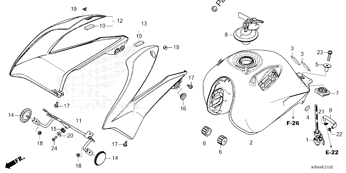 Diagrama de FUEL TANK