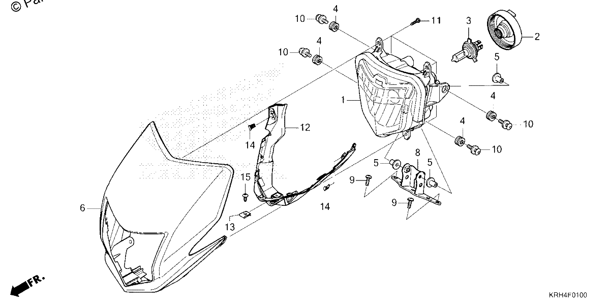 Diagrama de HEADLIGHT