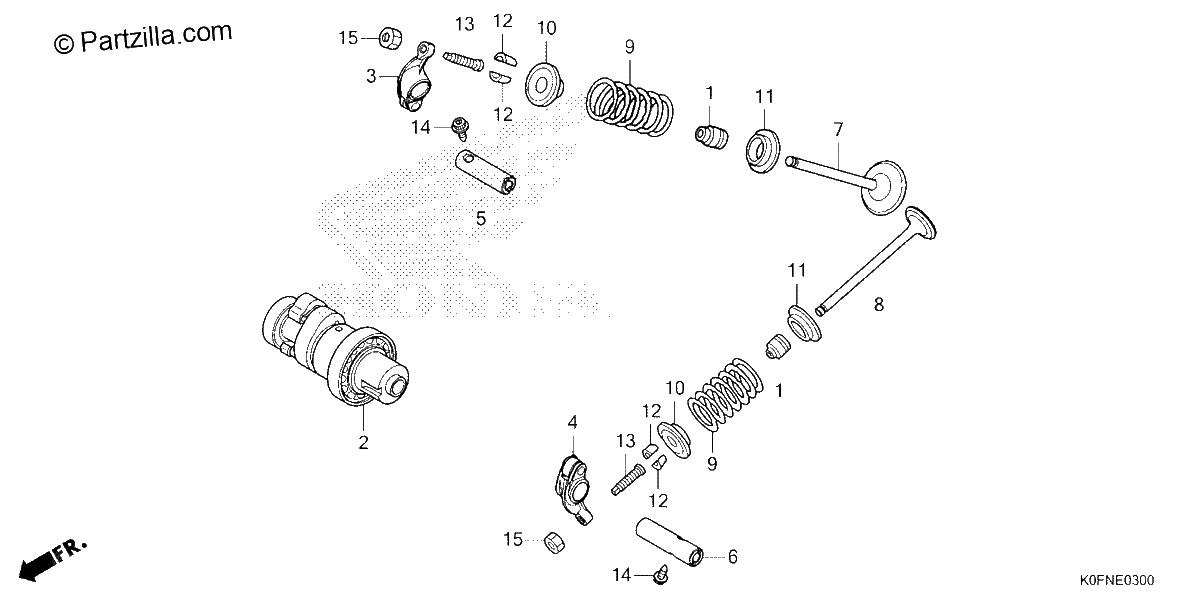 Diagrama de CAMSHAFT VALVE
