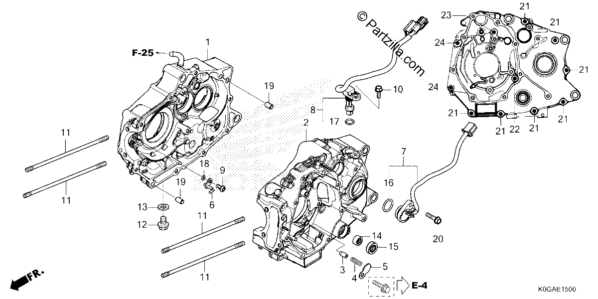 Diagrama de CRANKCASE