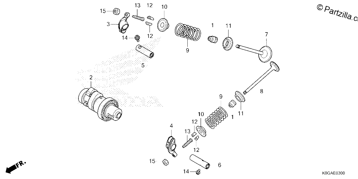 Diagrama de CAMSHAFT VALVE