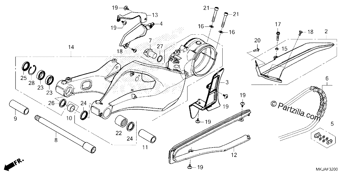 Diagrama de SWINGARM