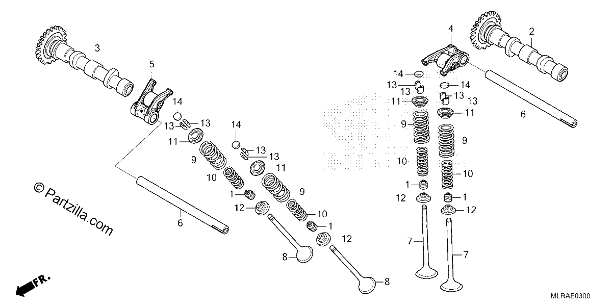 Diagrama de CAMSHAFT VALVE