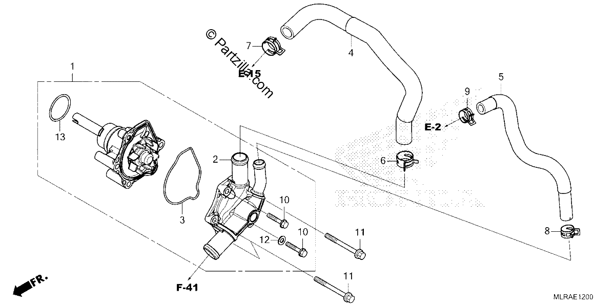 Diagrama de WATER PUMP