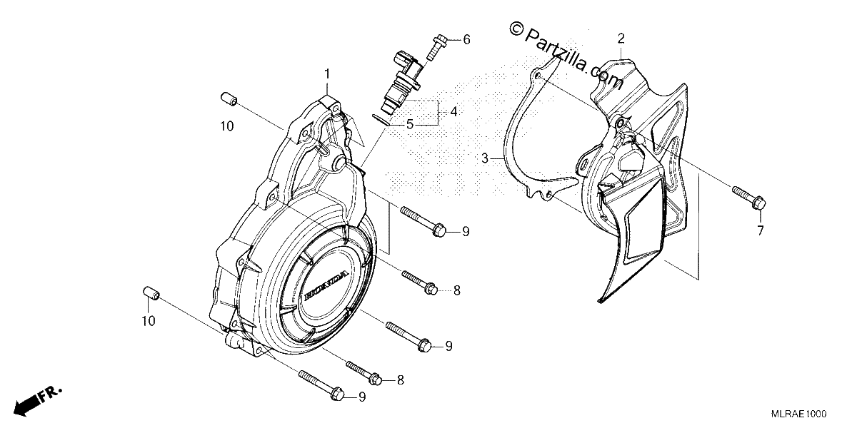 Diagrama de ALTERNATOR COVER