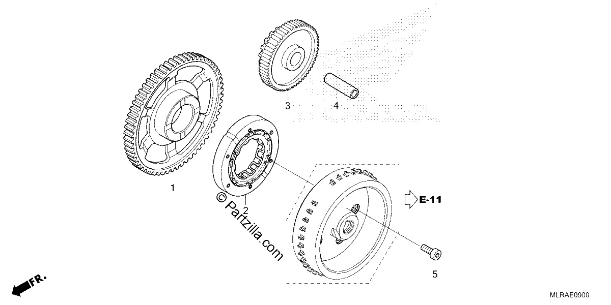 Diagrama de STARTING CLUTCH