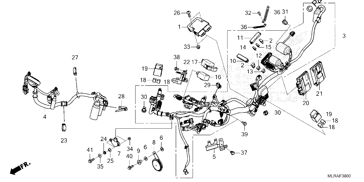 Diagrama de WIRE HARNESS