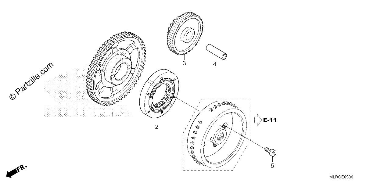 Diagrama de STARTING CLUTCH