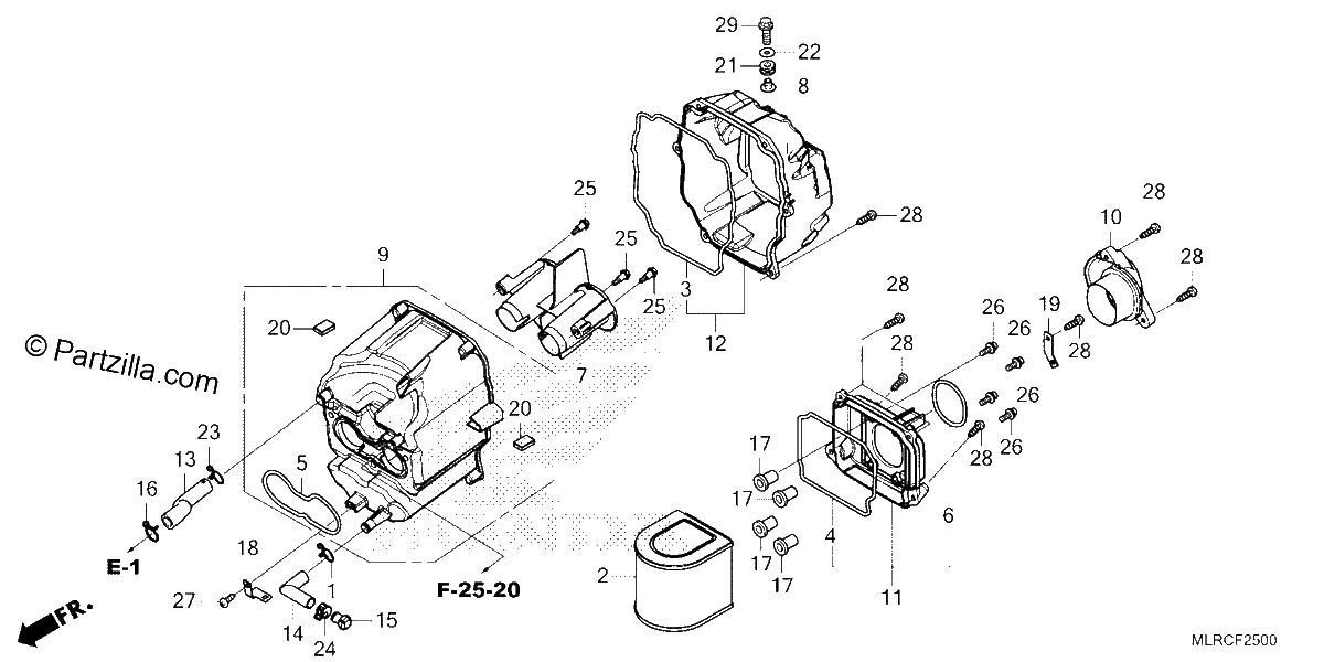Diagrama de AIR CLEANER