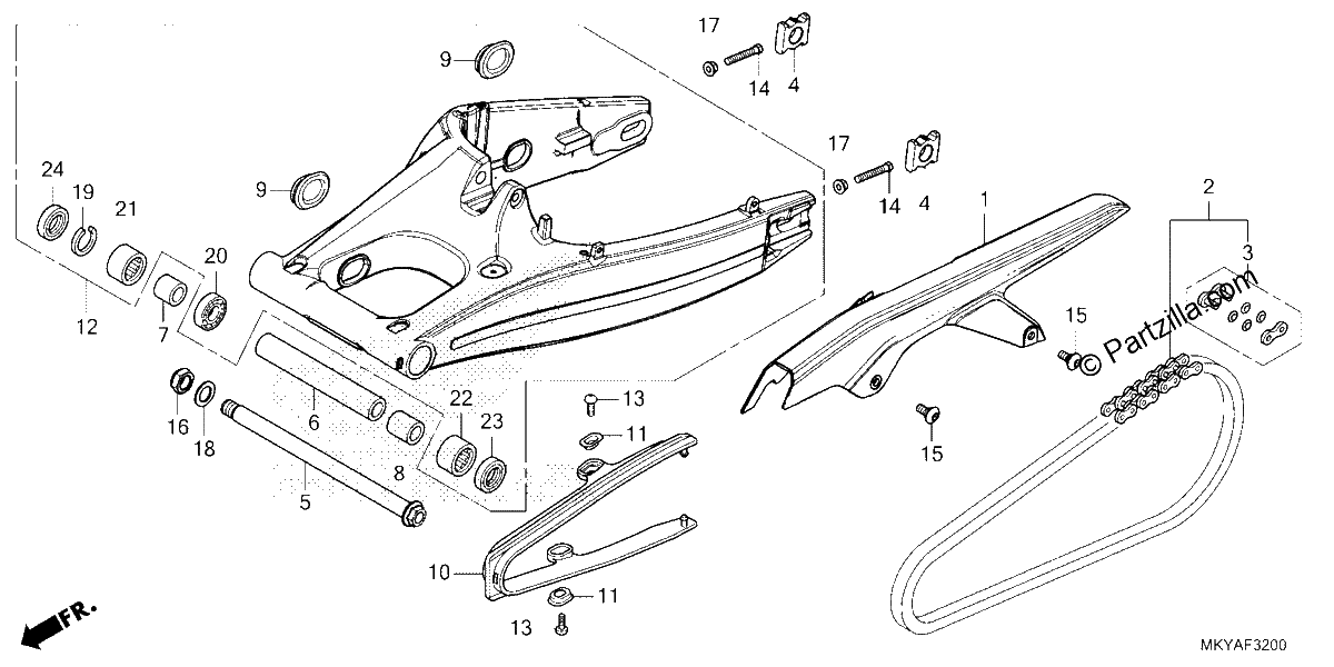 Diagrama de SWINGARM