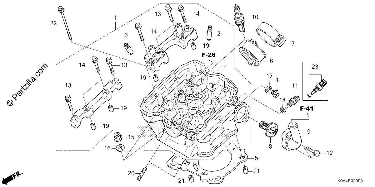 Diagrama de CYLINDER HEAD