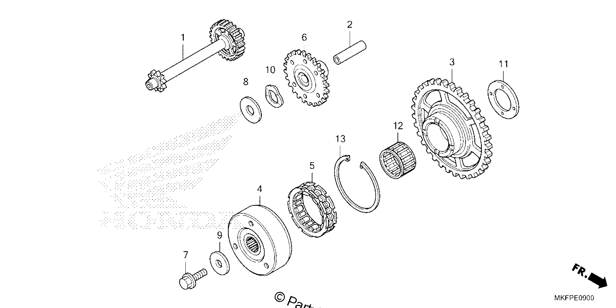 Diagrama de STARTING CLUTCH