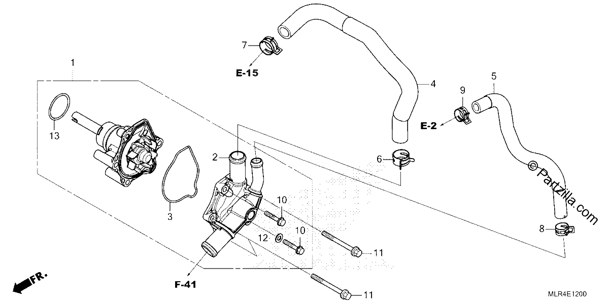 Diagrama de WATER PUMP
