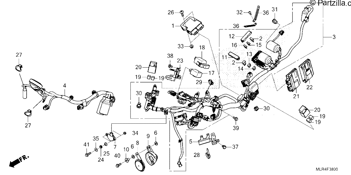 Diagrama de WIRE HARNESS