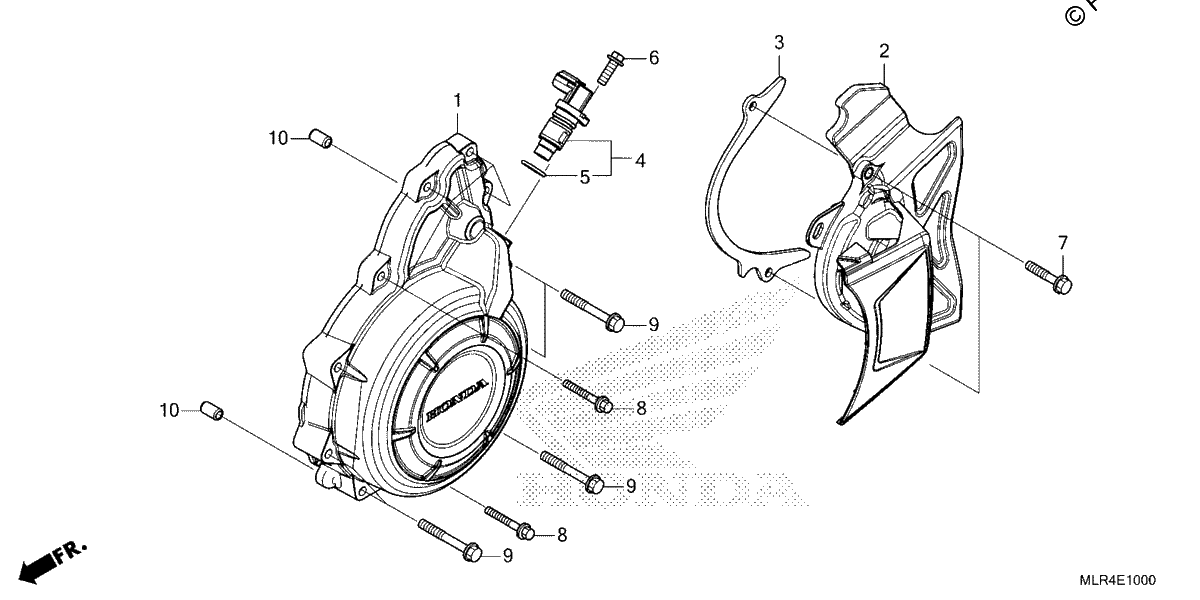 Diagrama de ALTERNATOR COVER