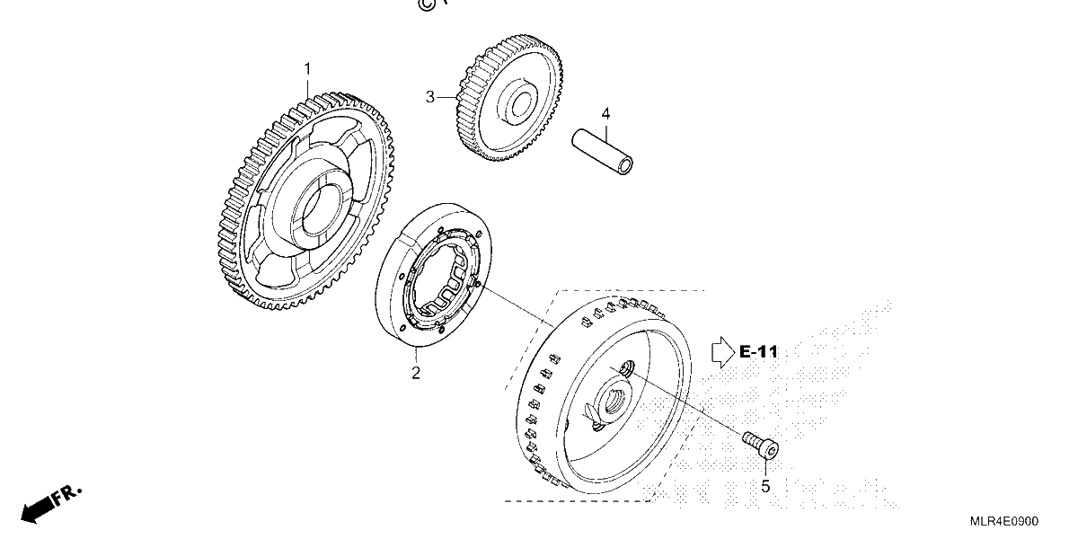 Diagrama de STARTING CLUTCH