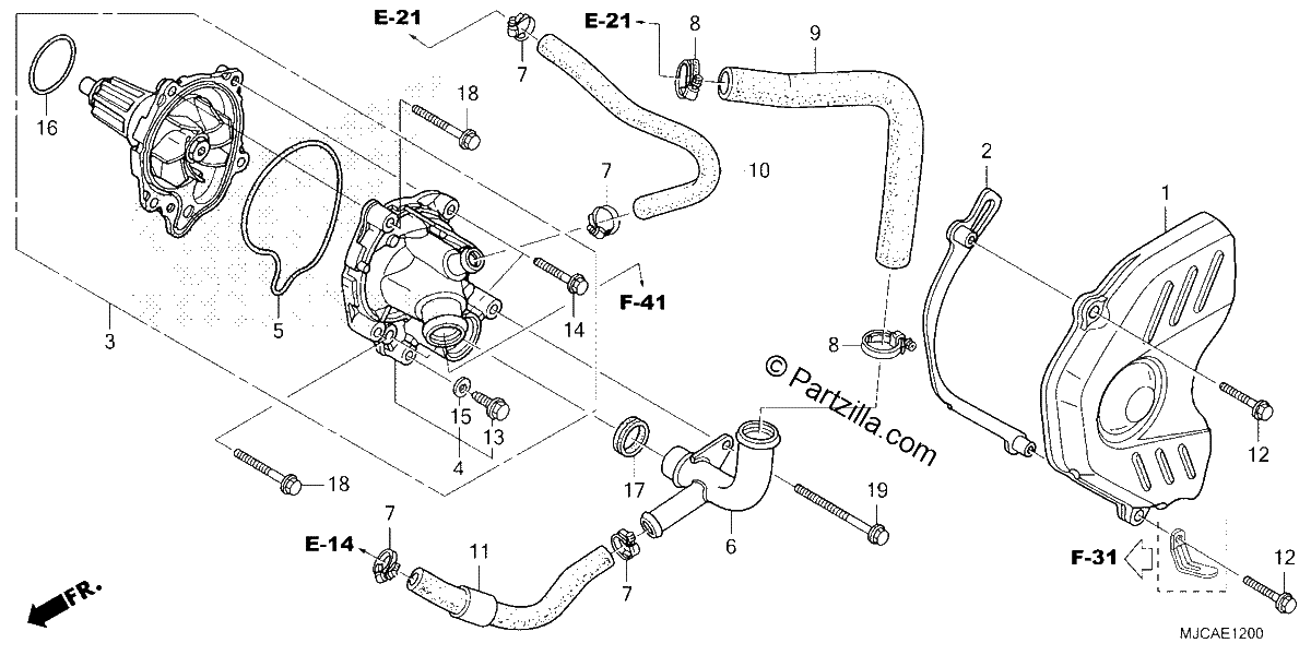 Diagrama de WATER PUMP