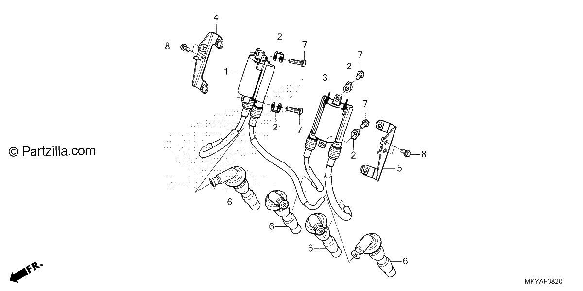 Diagrama de IGNITION COIL
