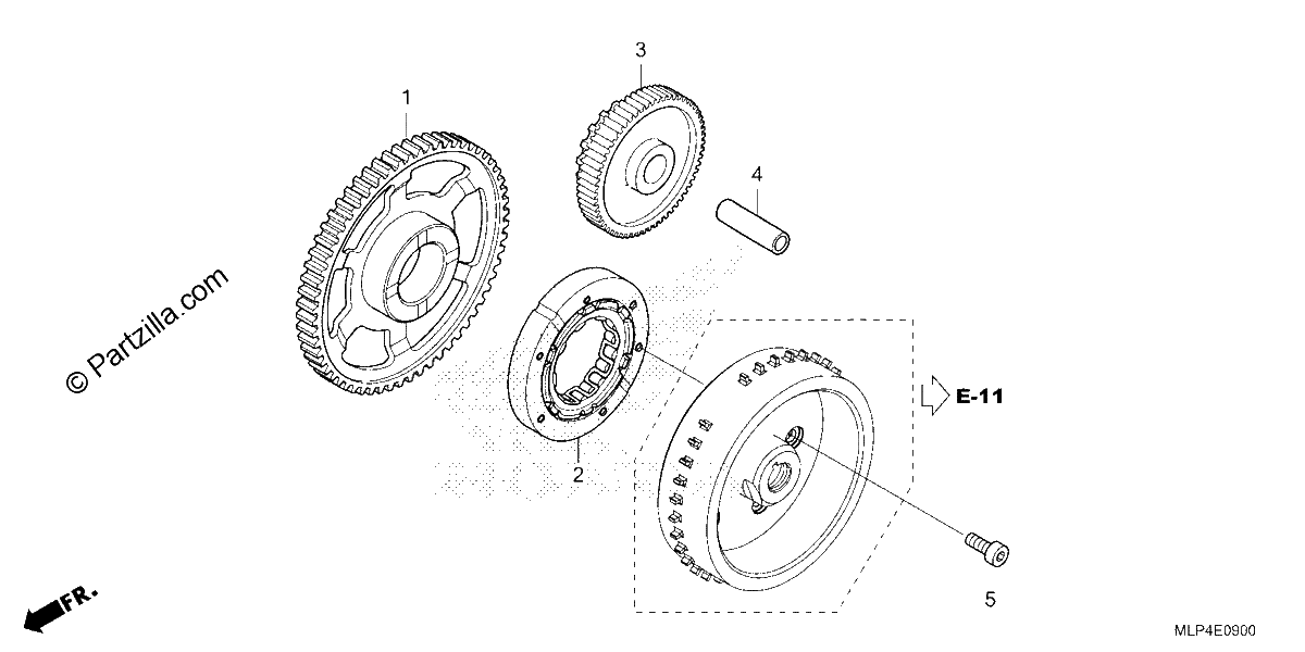 Diagrama de STARTING CLUTCH