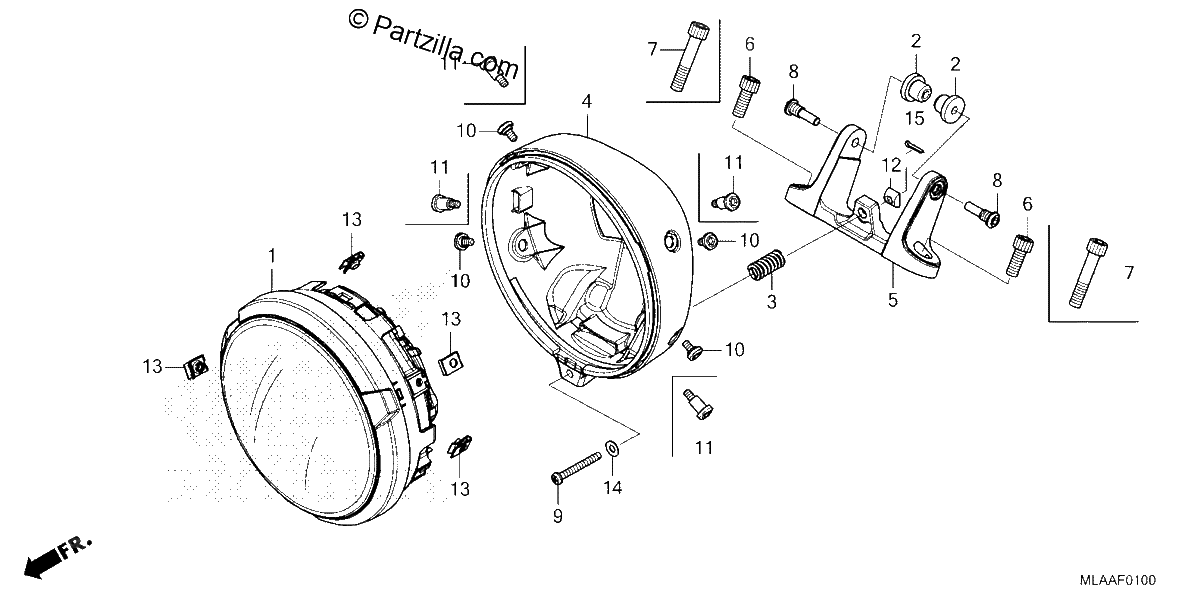 Diagrama de HEADLIGHT
