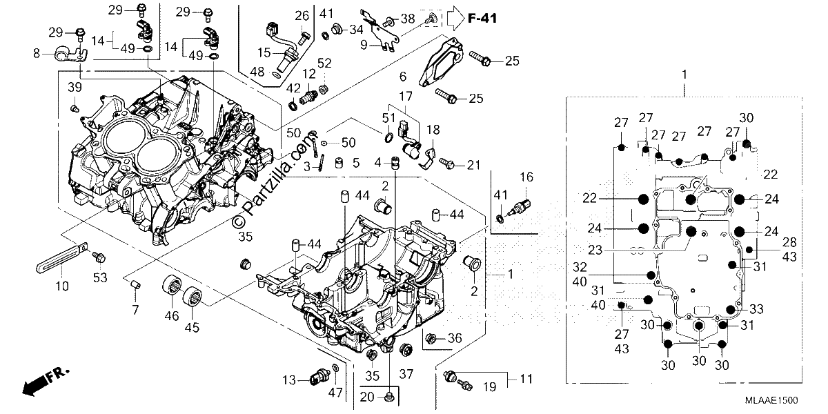 Diagrama de CRANKCASE