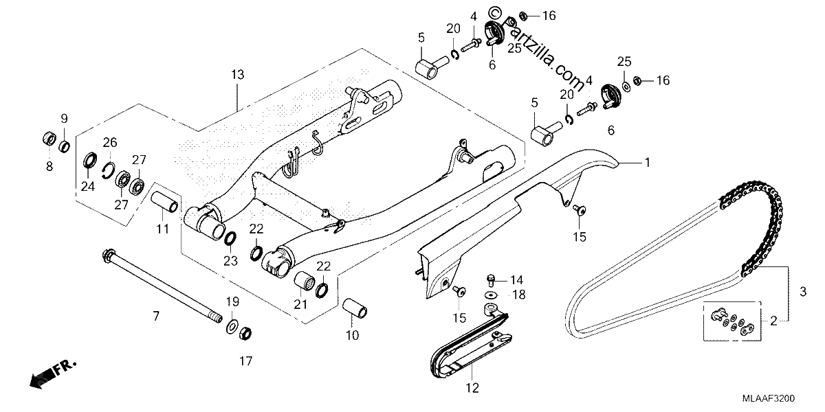 Diagrama de SWINGARM