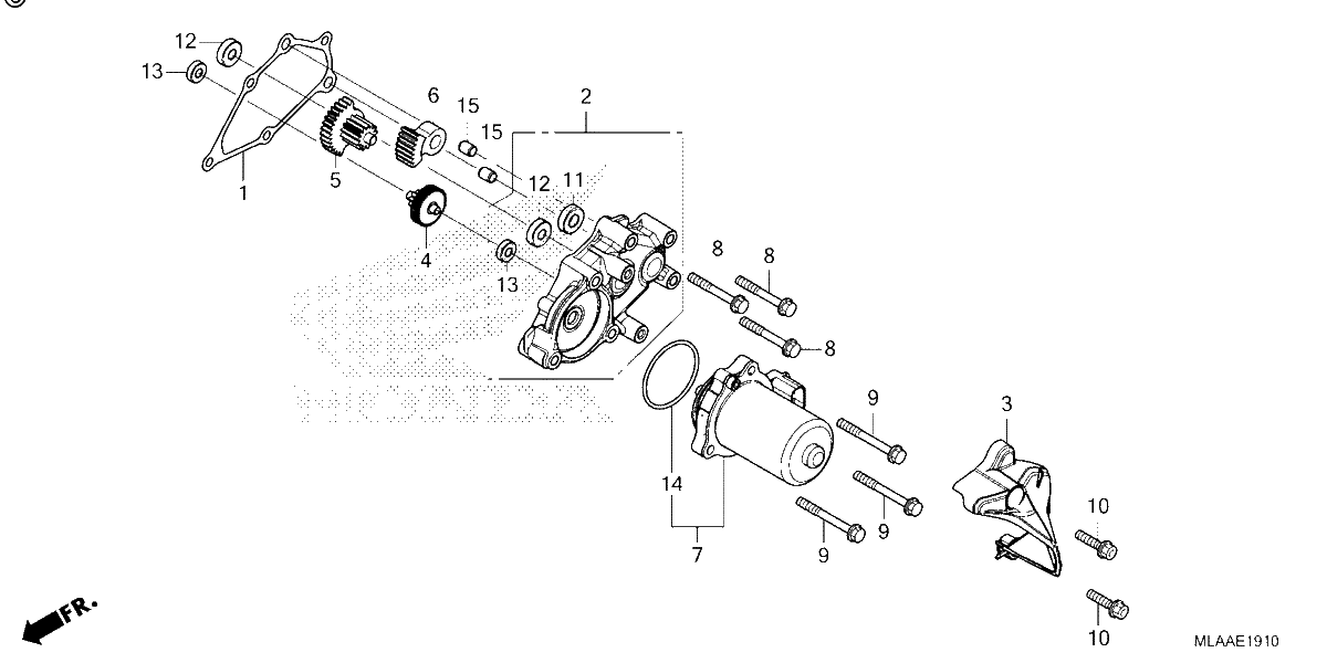 Diagrama de REDUCTION GEAR