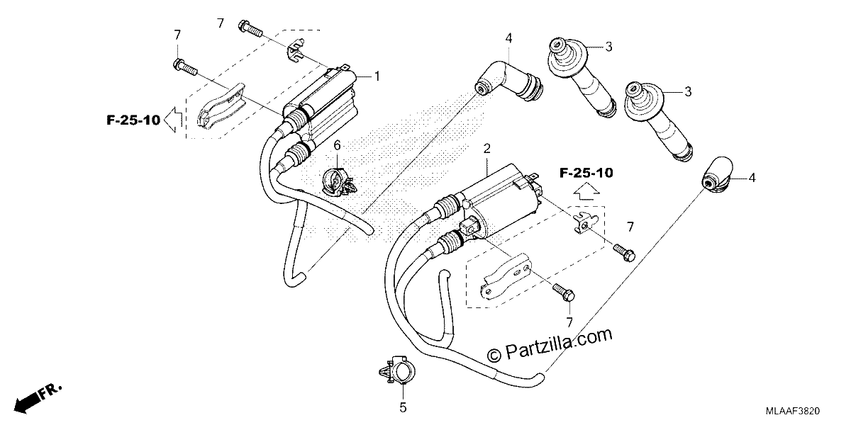 Diagrama de IGNITION COIL