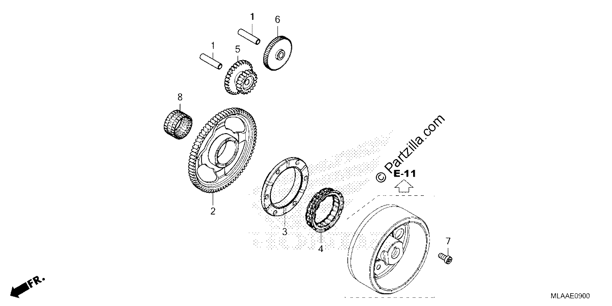 Diagrama de STARTING CLUTCH