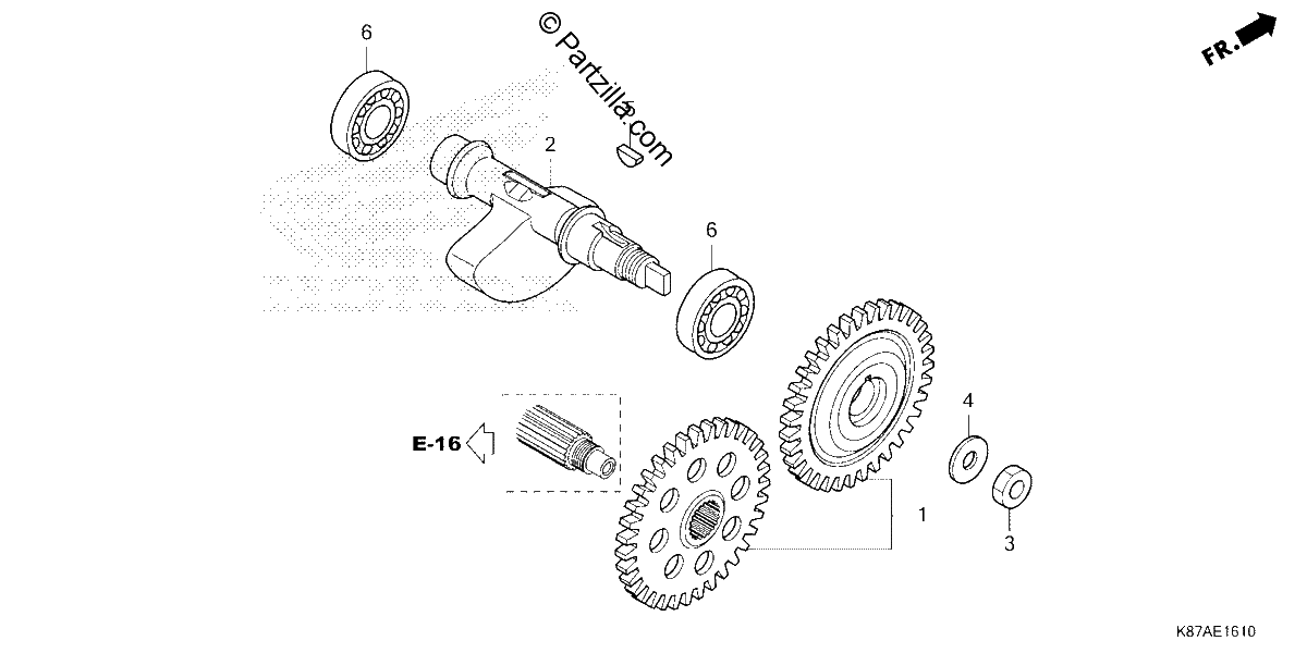 Diagrama de BALANCER SHAFT