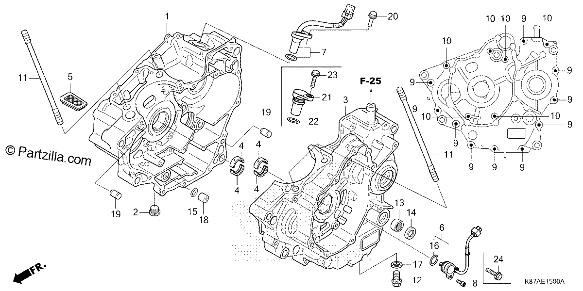 Diagrama de CRANKCASE