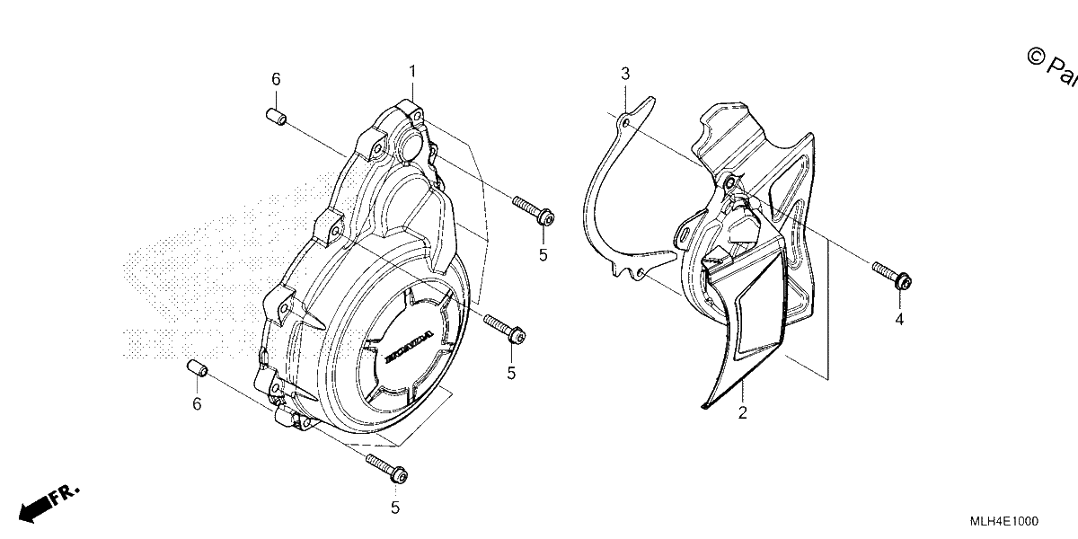 Diagrama de ALTERNATOR COVER