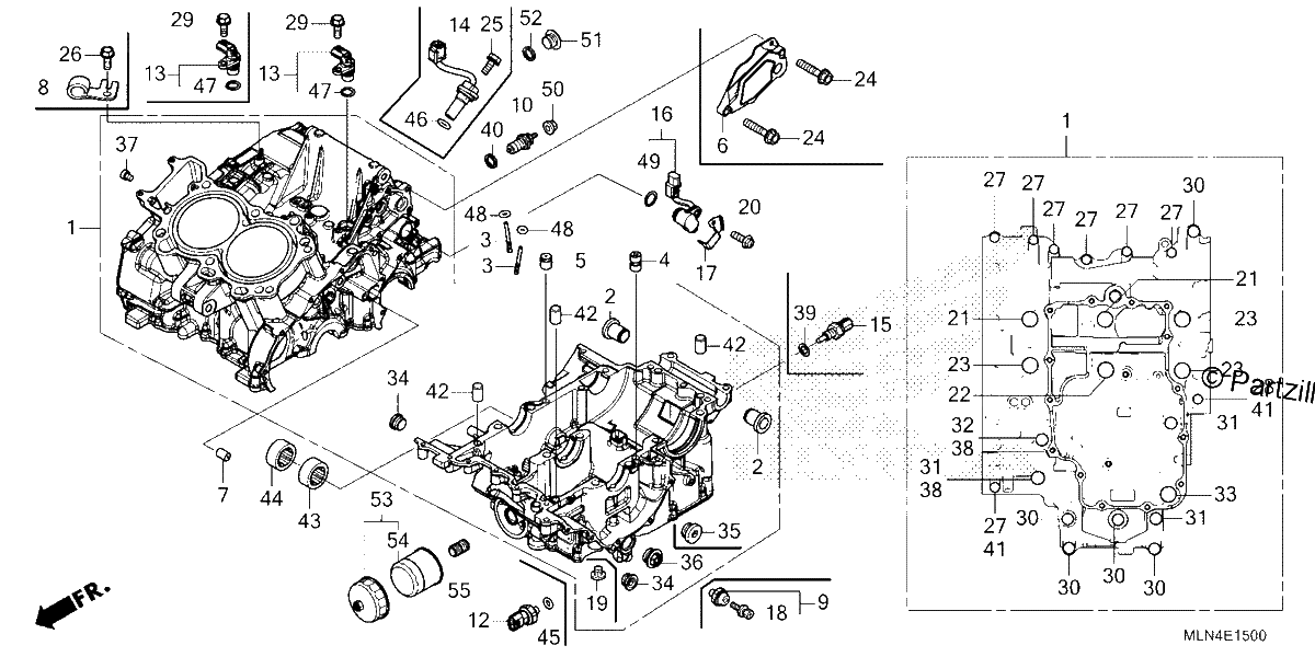 Diagrama de CRANKCASE