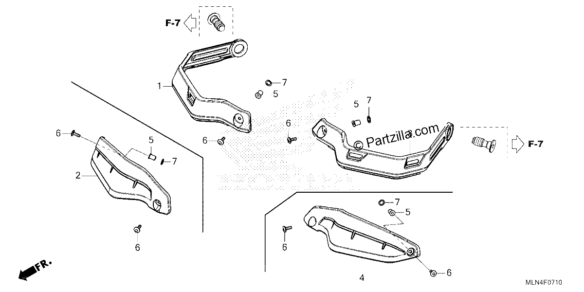 Diagrama de KNUCKLE GUARD