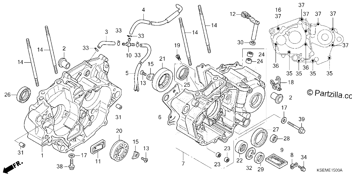Diagrama de CRANKCASE