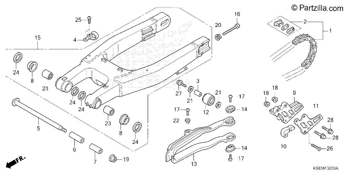 Diagrama de SWINGARM