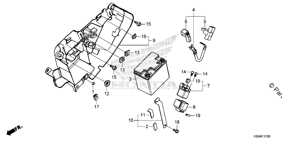 Diagrama de BATTERY