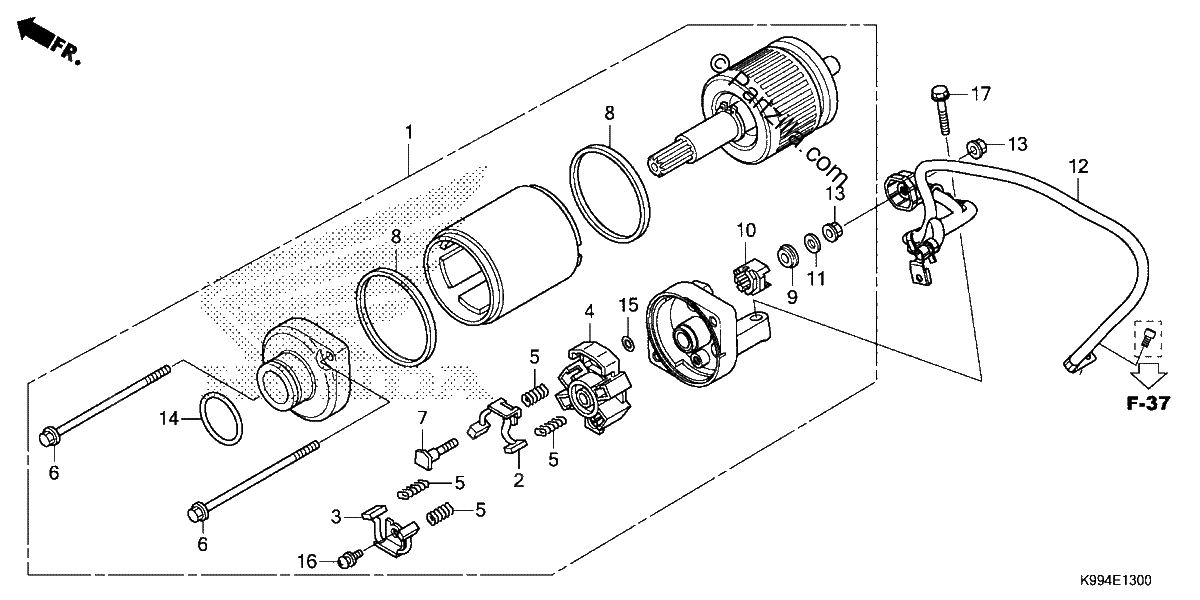 Diagrama de STARTING MOTOR
