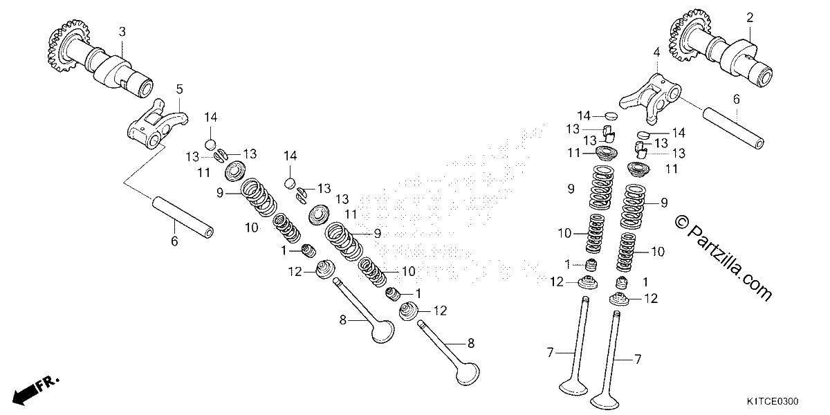 Diagrama de CAMSHAFT VALVE
