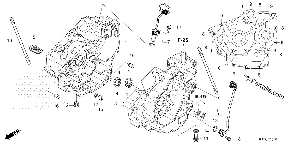 Diagrama de CRANKCASE