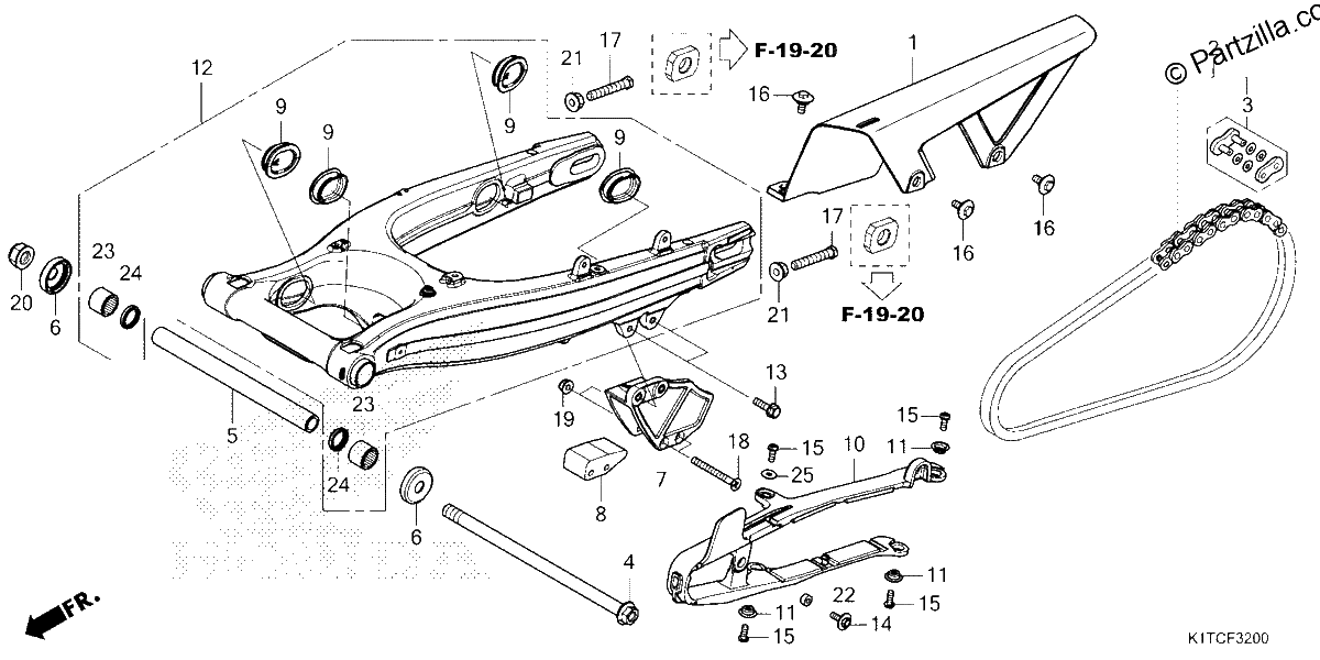 Diagrama de SWINGARM