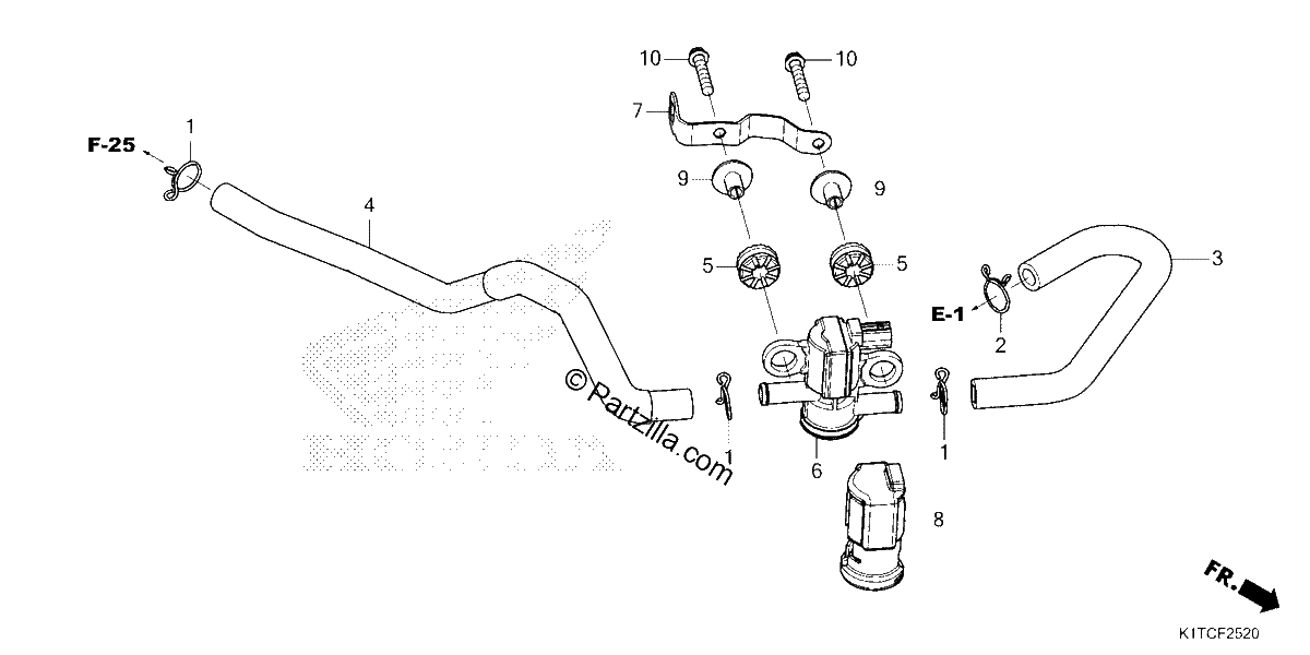 Diagrama de AIR INJECTION SOLENOID VALVE