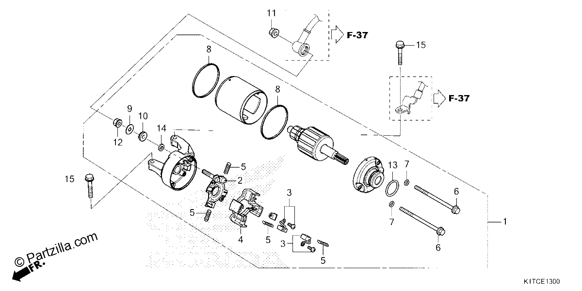 Diagrama de STARTER MOTOR
