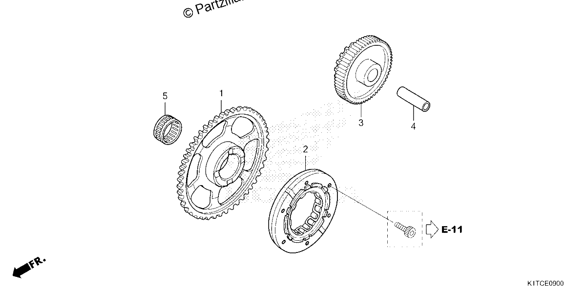 Diagrama de STARTING CLUTCH