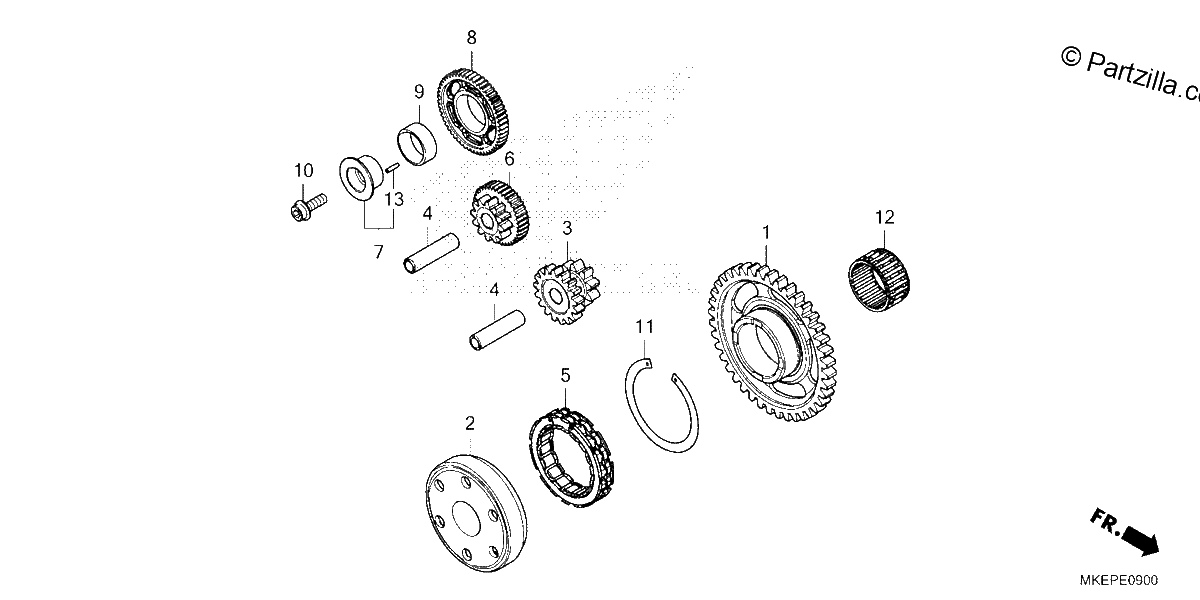 Diagrama de STARTING CLUTCH
