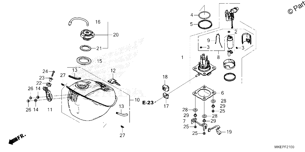 Diagrama de FUEL TANK 1
