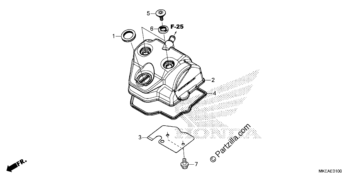 Diagrama de CYLINDER HEAD COVER